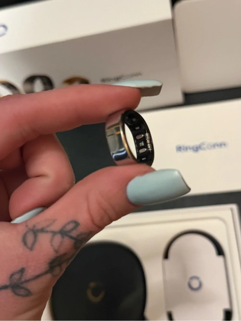 RingConn Gen 2- Silver size 7